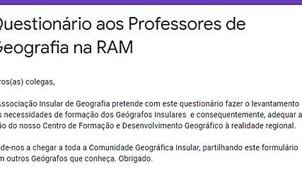 Questionário Professores