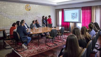 Apresentação de trabalhos na autarquia Cª Lobos (2016)